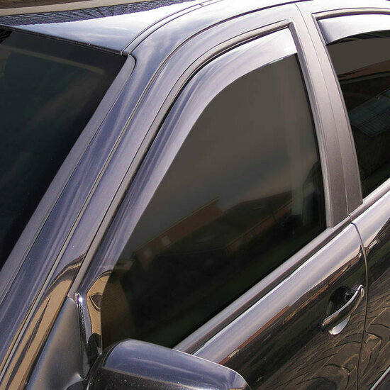 Climair zijwindschermen Dark passend voor Volkswagen Caddy 1995-2003 &amp; Polo 6NF 3 deurs/Sedan/Kombi 1999-2001