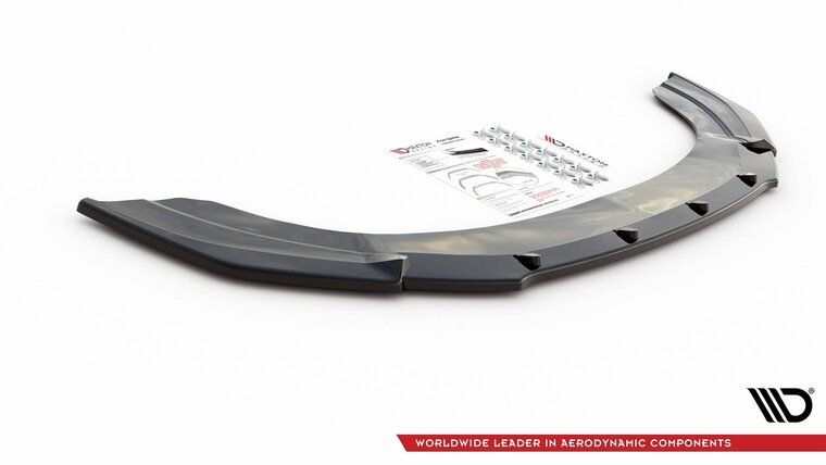 Frontspoiler glanzend zwart passend voor VW Caddy 4 Maxton Design