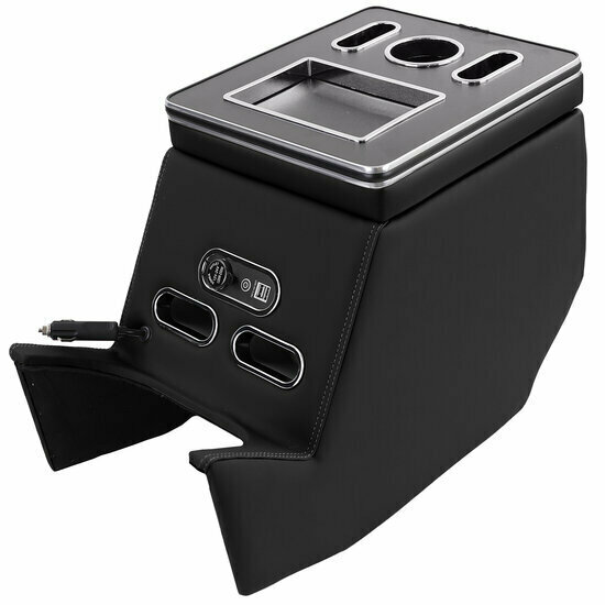 Comfort middenconsole met opbergvak, verlichting en USB passend voor Mercedes V-klasse W447 model 2014 - 2019