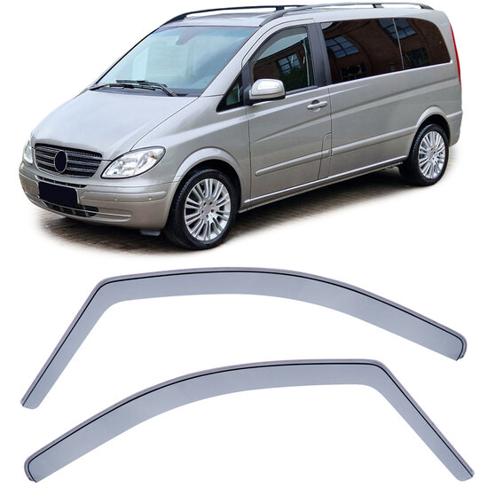 Zijwindschermen passend voor Mercedes V-Klasse Vito W639 model 2003 - 2014 