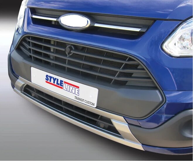 RGM Voorspoiler &#039;Skid-Plate&#039; passend voor Ford Transit/Tourneo Custom 2014-2018 Zilver (ABS)