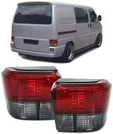 Achterlichten rood/zwart kristal passend voor VW Transporter T4 model 1990 - 2003 
