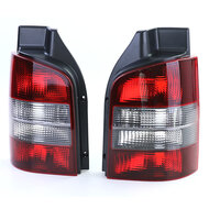 Achterlichten rood/zwart passend voor VW Transporter T5 model 2003 - 2009