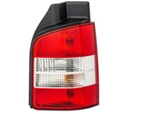 Achterlicht bestuurderskant rood/wit passend voor VW Transporter T5 met dubbele deuren