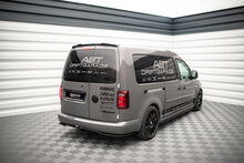 Splitter achterzijde glanzend zwart passend voor VW Caddy 3 Max facelift  Maxton Design 