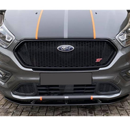 OneWay front spoiler glanzend zwart passend voor Ford Transit Custom MK1 model 2012 - 2023 met sportline voorbumper